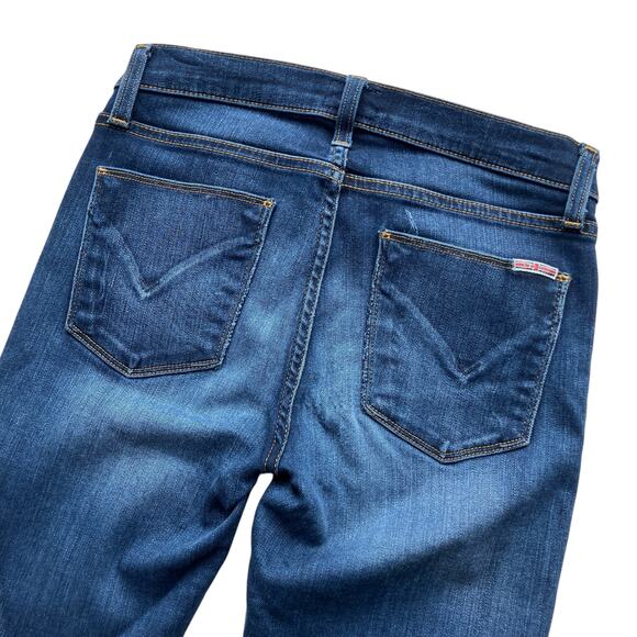 Hudson Colette Mid-Rise Skinny Jeans Size 27 Dark Wash - Picture 4 of 6